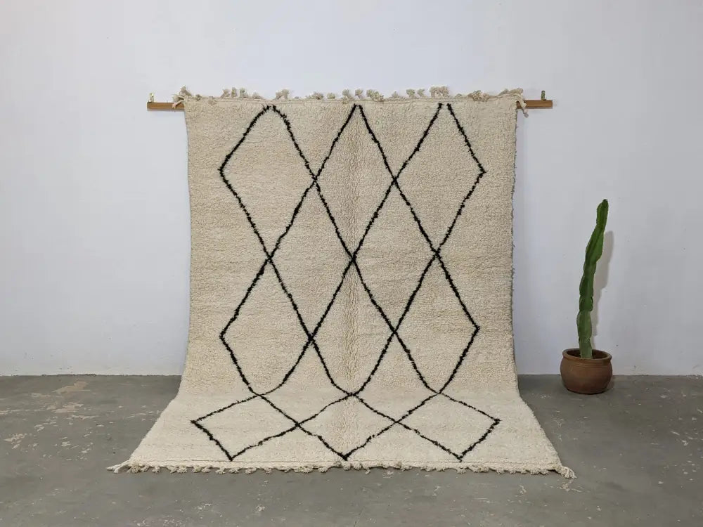 DecorBites™ Moroccan Handmade Traditional Beni Ouarain Rug 292 X 202 cm