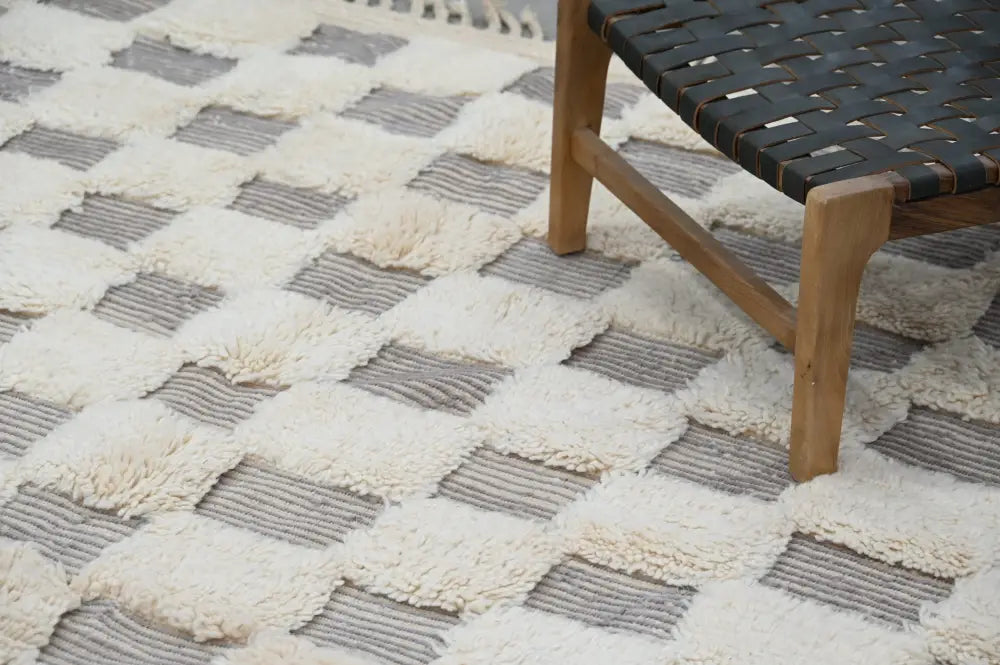 Tapis marocain traditionnel fait main Beni Ouarain DecorBites™ 300 X 203 cm