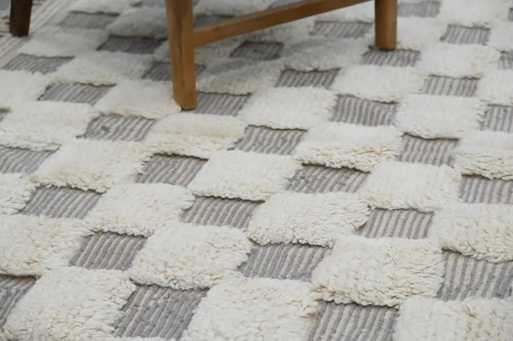 Tapis marocain traditionnel fait main Beni Ouarain DecorBites™ 300 X 203 cm
