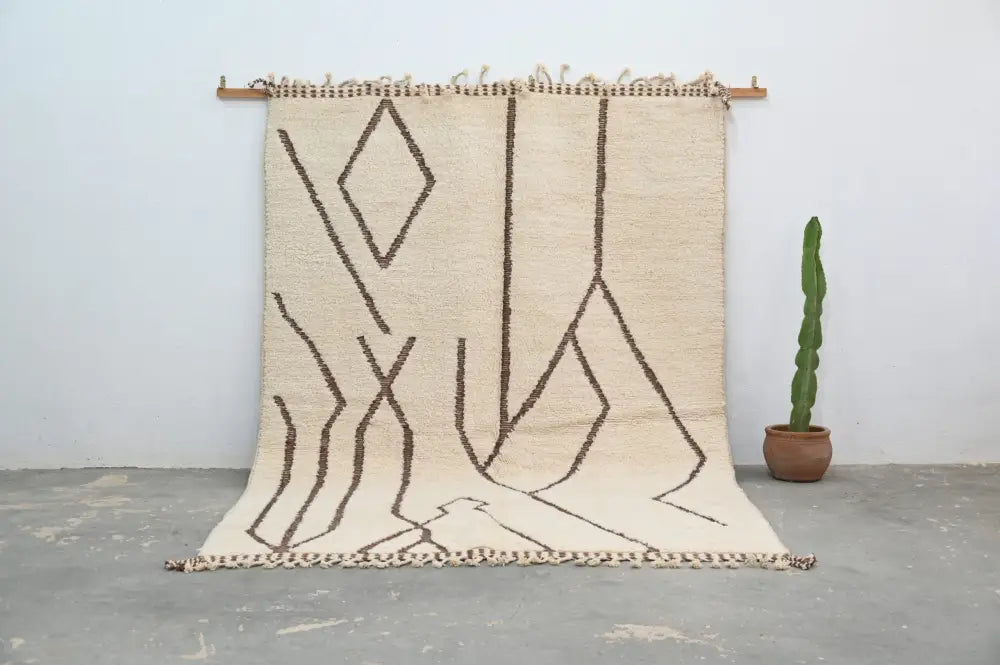 DecorBites™ Moroccan Handmade Traditional Beni Ouarain Rug 300 X 210 Cm