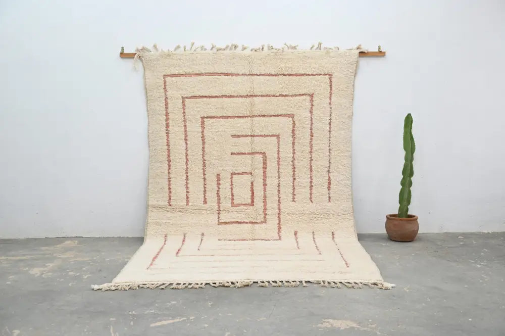 DecorBites™ Moroccan Handmade Traditional Beni Ouarain Rug 302 X 200 Cm