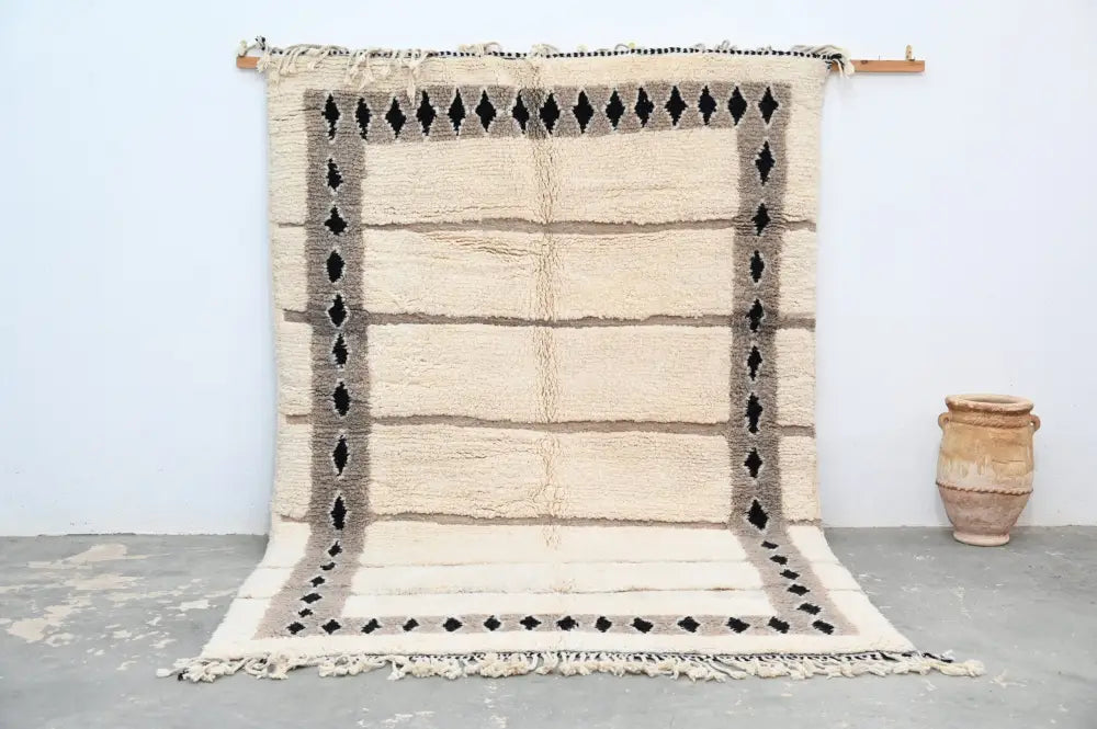 DecorBites™ Moroccan Handmade Traditional Beni Ouarain Rug 303 X 196 Cm