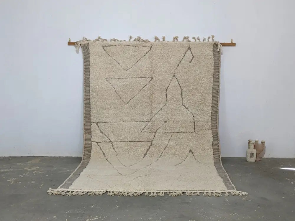 DecorBites™ Moroccan Handmade Traditional Beni Ouarain Rug 305 X 204 Cm
