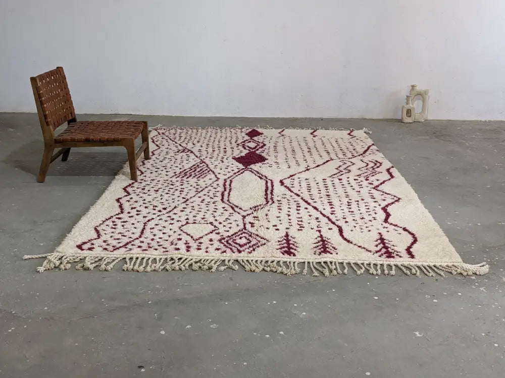 DecorBites™ Moroccan Handmade Traditional Beni Ouarain Rug 307 x 213 cm