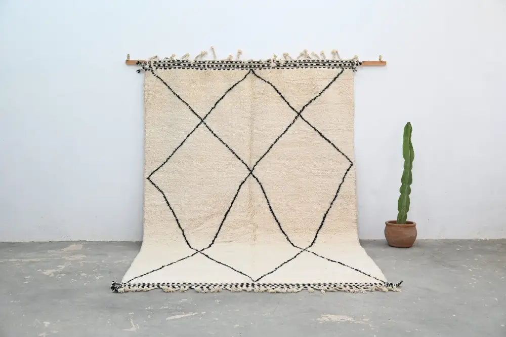 DecorBites™ Moroccan Handmade Traditional Beni Ouarain Rug 309 X 204 Cm