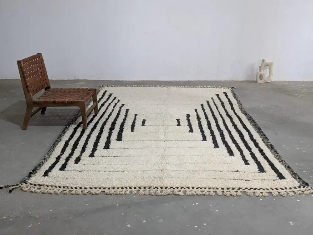DecorBites™ Moroccan Handmade Traditional Beni Ouarain Rug 344 X 216 Cm
