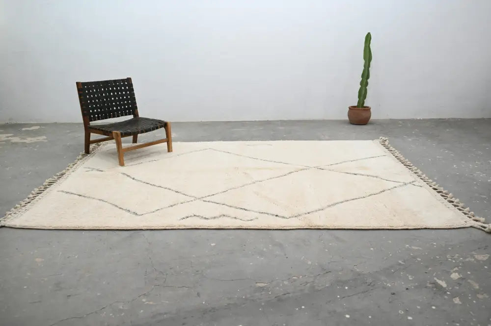 DecorBites™ Moroccan Handmade Traditional Berber Rug Beni Ouarain 303 X 212 Cm