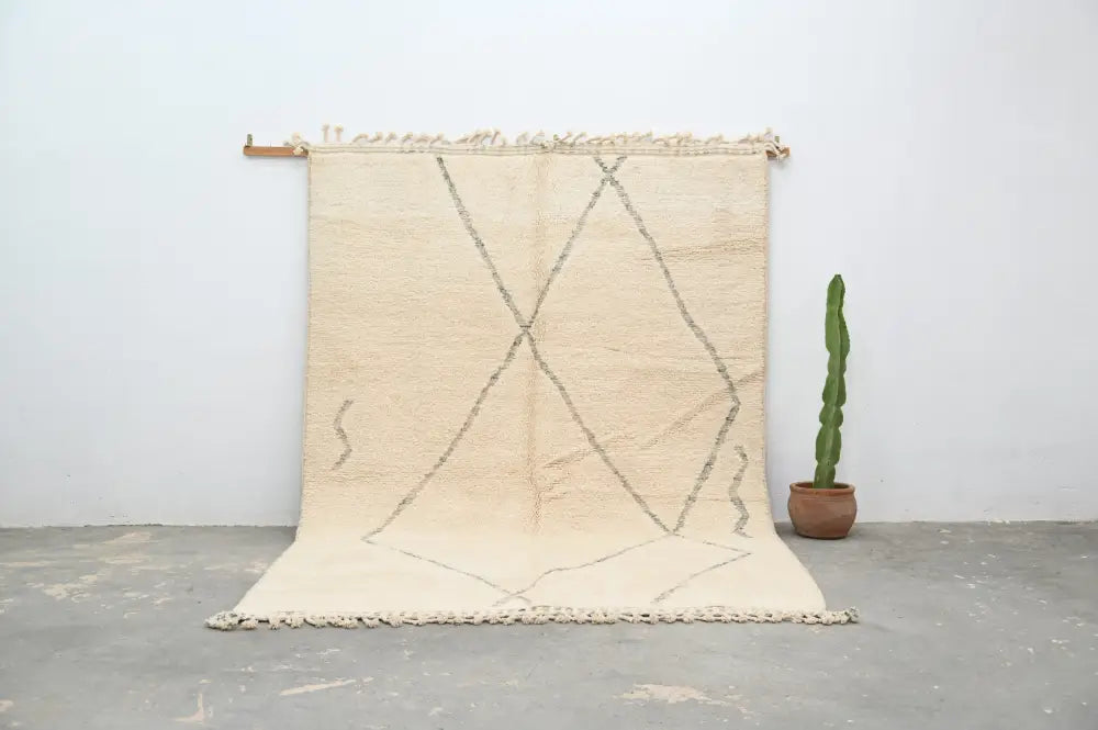 DecorBites™ Moroccan Handmade Traditional Berber Rug Beni Ouarain 303 X 212 Cm