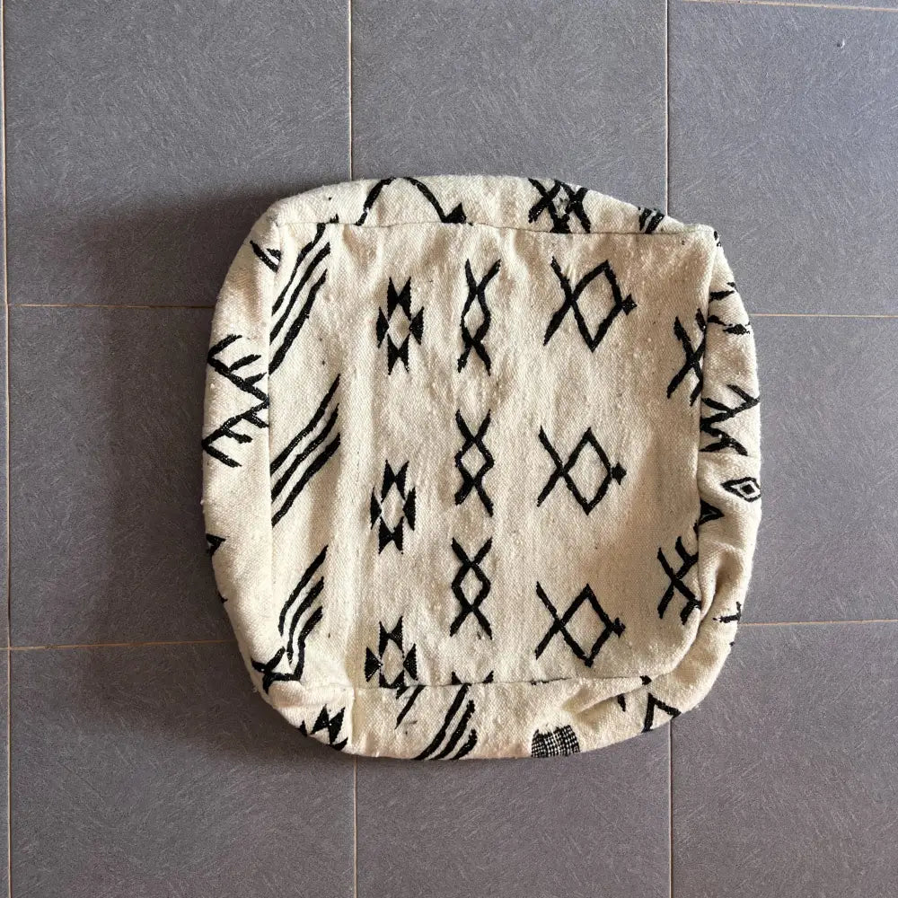 DecorBites™ Moroccan Handmade Traditional Pouf 60cm X 60cm X 20cm