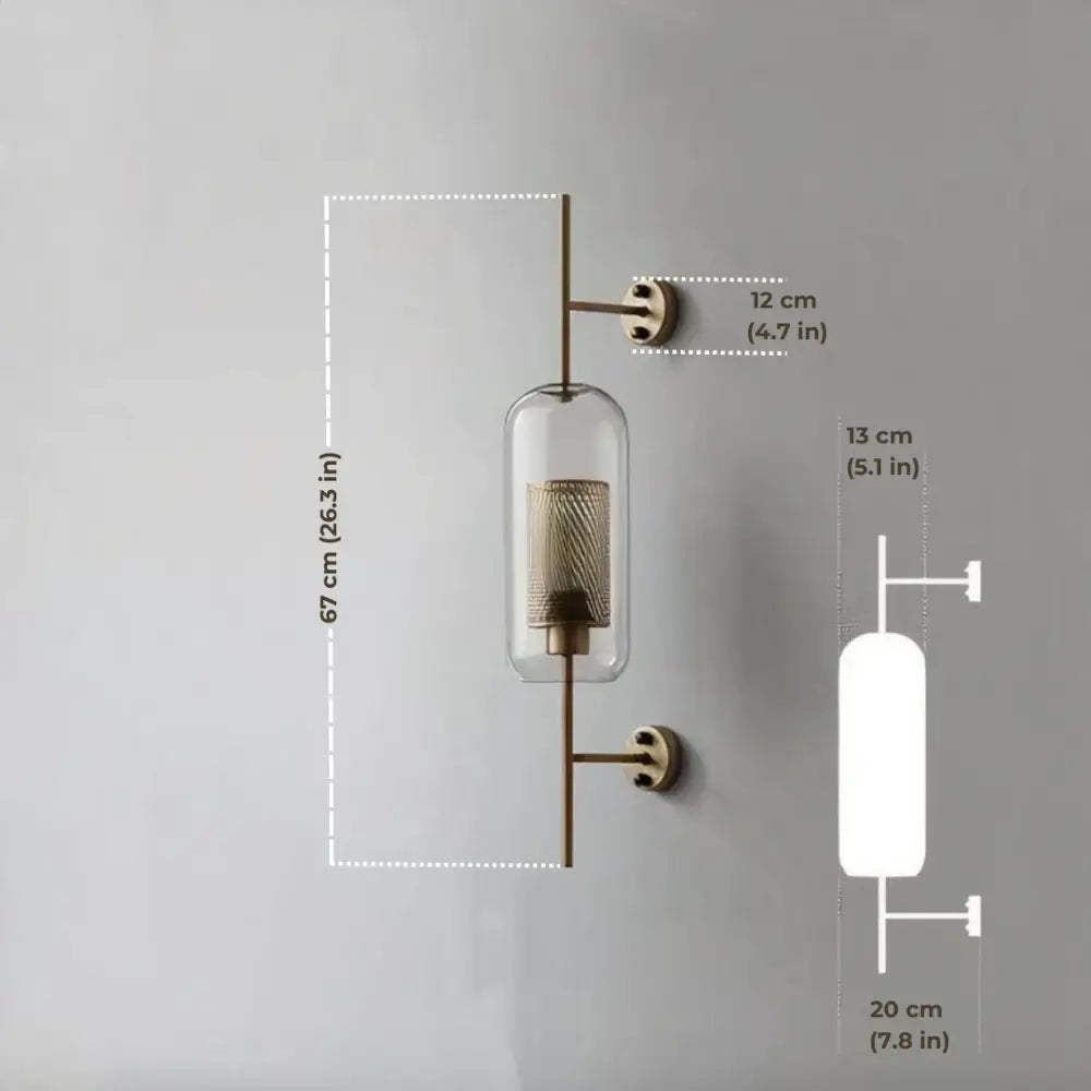 DecorBites™ Moroccan Modern Bathroom Wall Sconce
