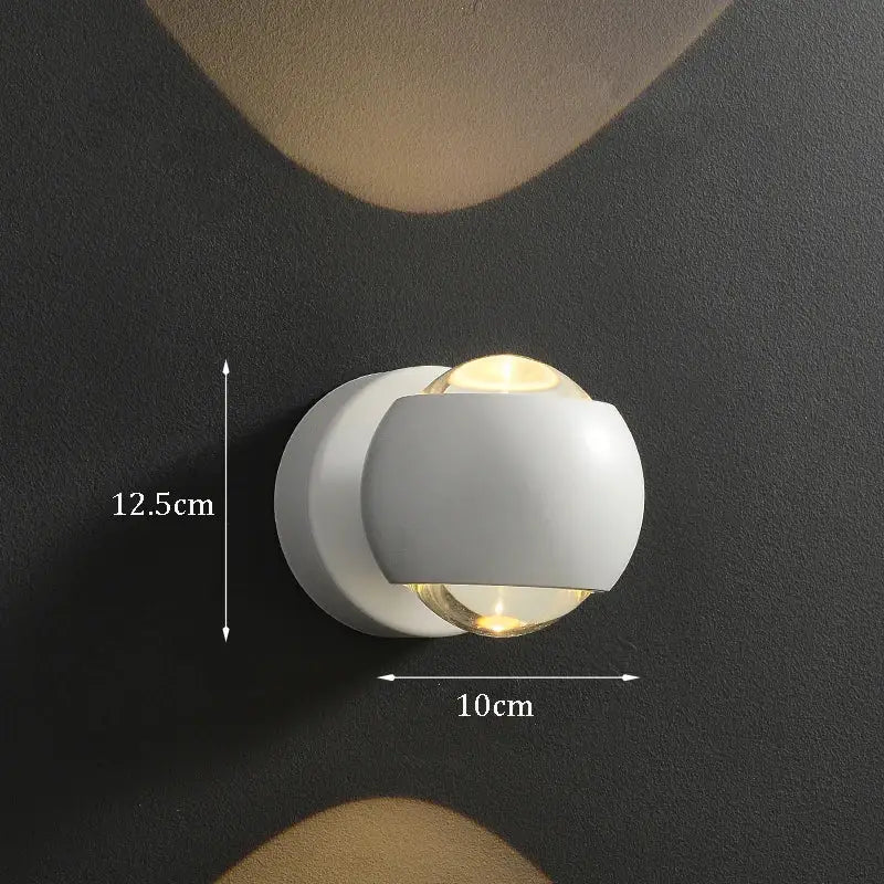 DecorBites™ Moroccan Modern Black Brass LED Wall Lamp