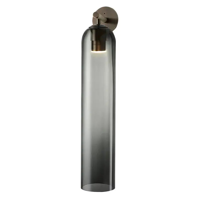 DecorBites™ Moroccan Title: Sleek Glass Wall Sconce
