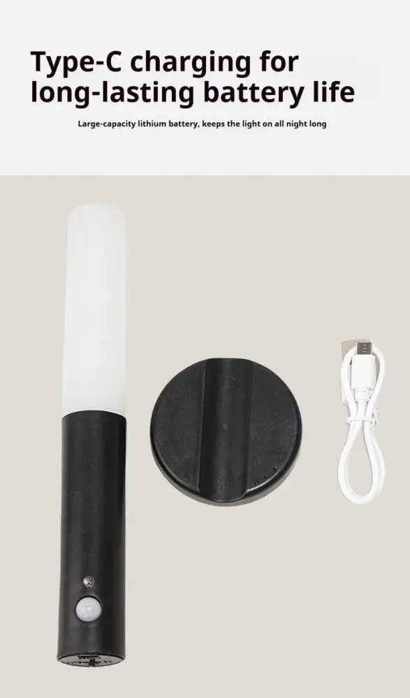 DecorBites™ Motion Sensor Battery Operated Black Wall Lamp