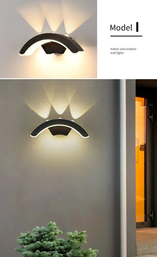 DecorBites™ Motion Sensor Outdoor Wall Light - Waterproof, Modern