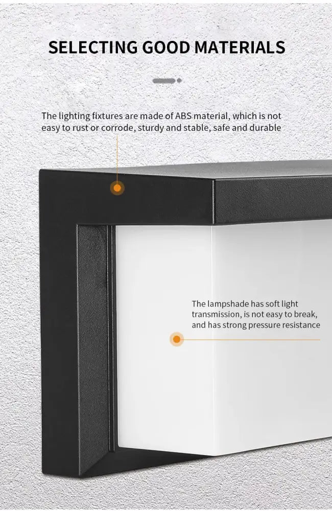 DecorBites™ Motion Sensor Outdoor Wall Light - Waterproof, Modern