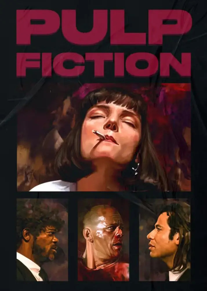 DecorBites™ Movie Pulp Fiction Canvas Wall Art