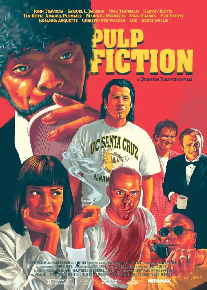 DecorBites™ Movie Pulp Fiction Canvas Wall Art