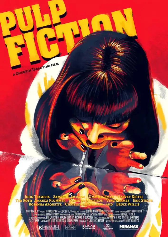 DecorBites™ Movie Pulp Fiction Canvas Wall Art