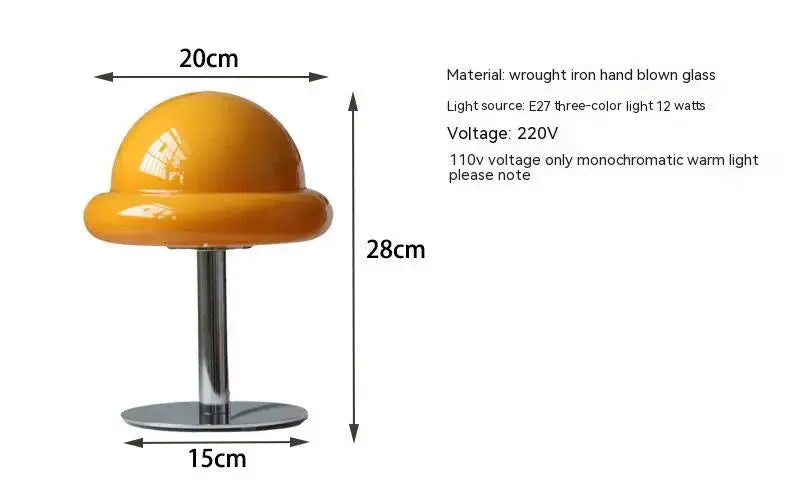 DecorBites™ Mushroom Table Lamp Bauhaus Furniture