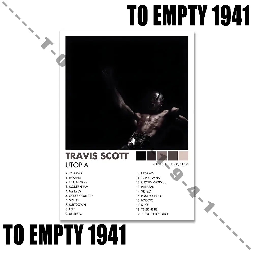 DecorBites™ Music Album Covers Poster Set