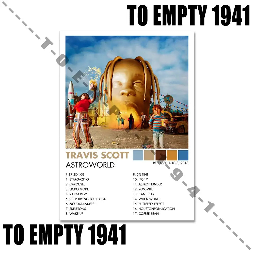 DecorBites™ Music Album Covers Poster Set