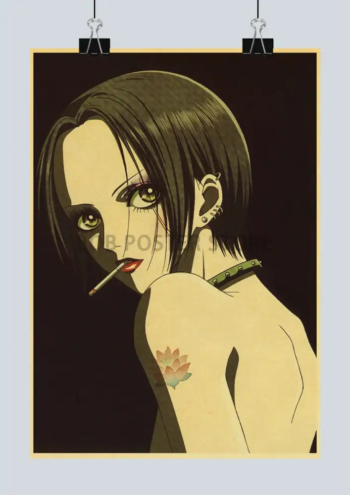 DecorBites™ NANA Anime Posters Retro Kraft Paper Wall Decor