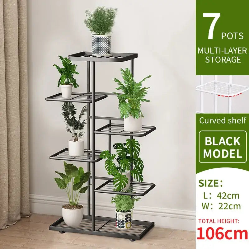 DecorBites™ Natural Iron Plant Stand Holder - 4/5/6Layers