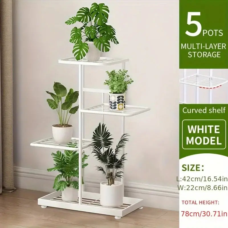 DecorBites™ Natural Iron Plant Stand Holder - 4/5/6Layers