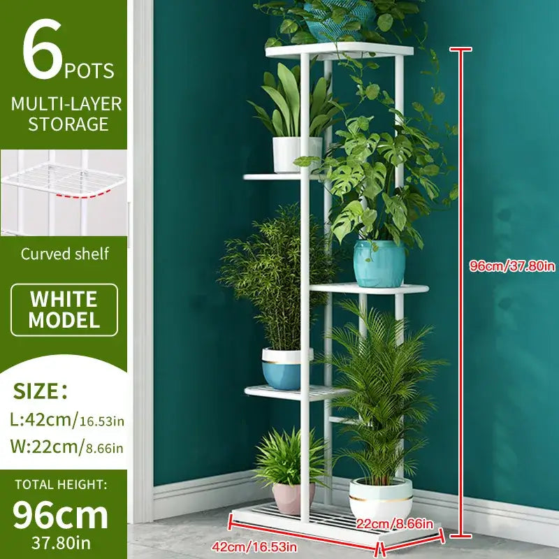 DecorBites™ Natural Iron Plant Stand Holder - 4/5/6Layers