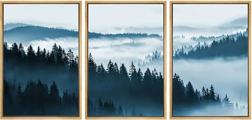 DecorBites™ Nature Landscape Canvas Print Set for Home