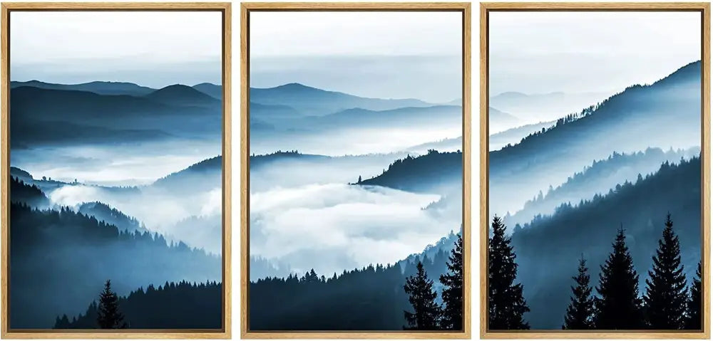 DecorBites™ Nature Landscape Canvas Print Set for Home