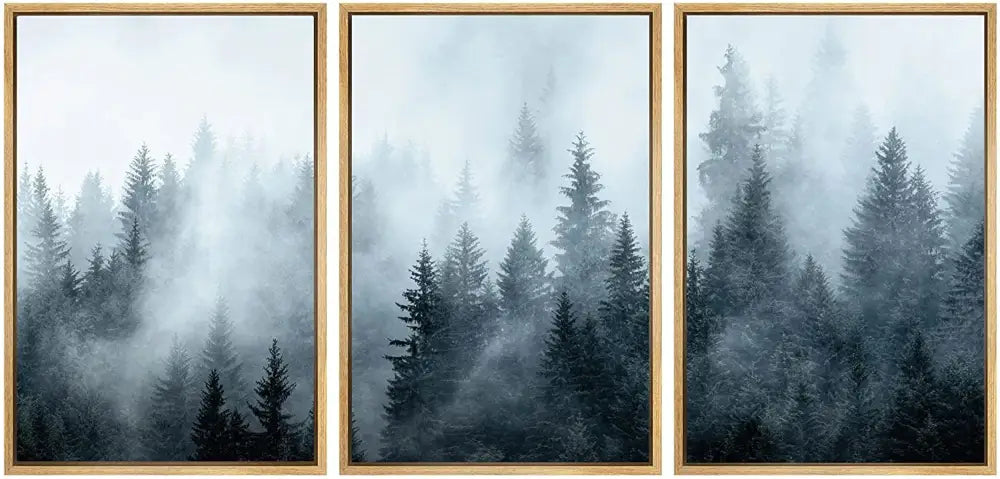 DecorBites™ Nature Landscape Canvas Print Set for Home