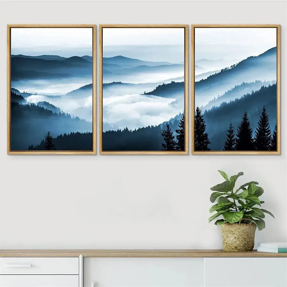 DecorBites™ Nature Landscape Canvas Print Set for Home