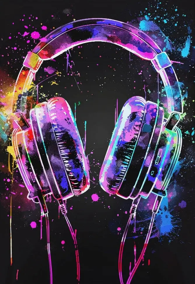 DecorBites™ Neon Video Game Posters for Gamer Room