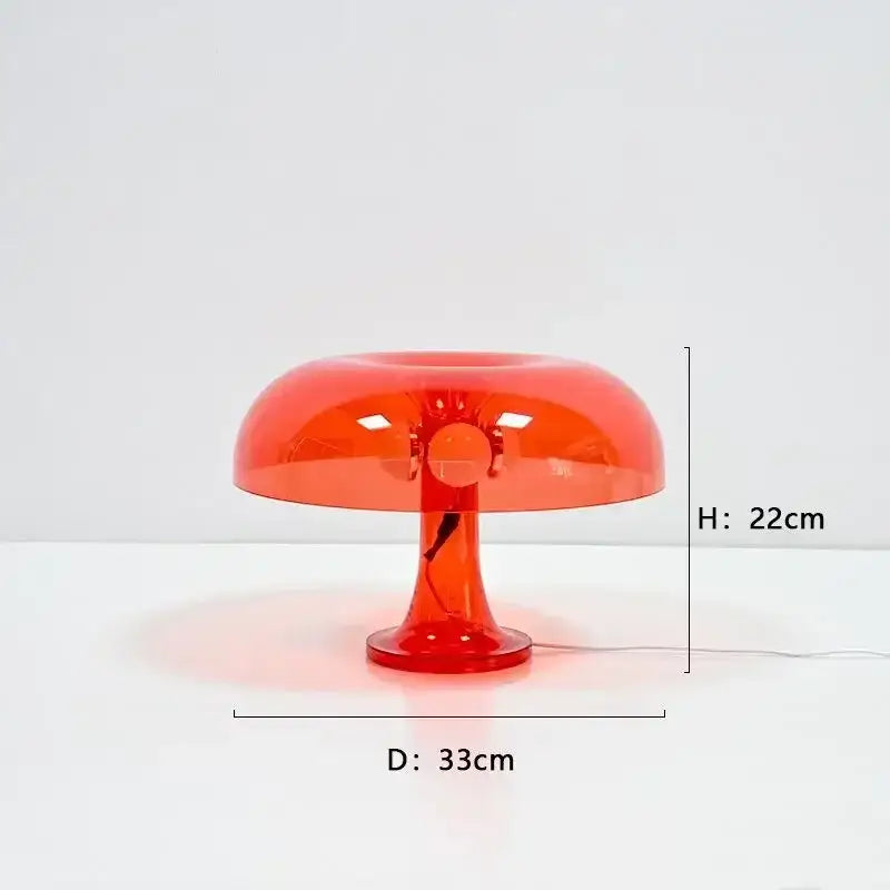 DecorBites™ New Led Mushroom Table Lamp for Hotel Bedroom Bedside Living Room Decoration Lighting Modern Minimalist Creativity Desk Lights