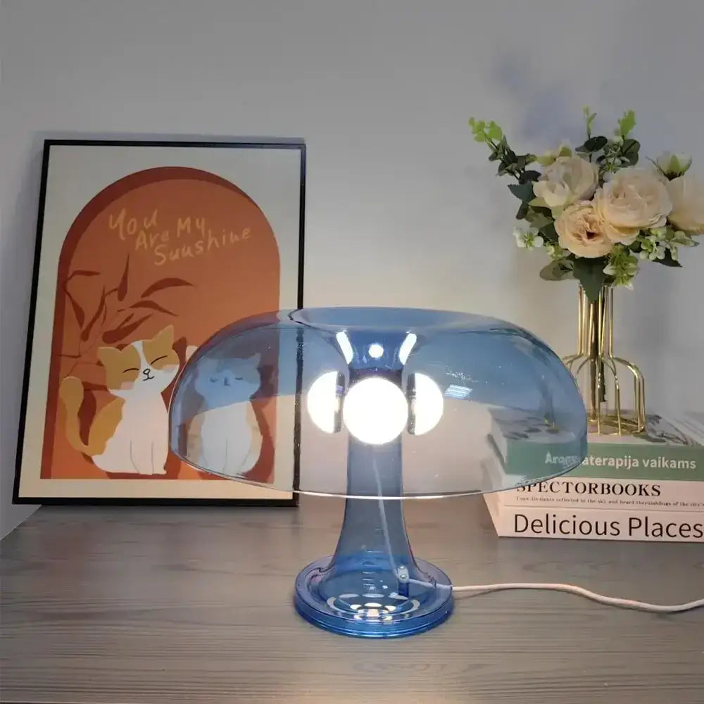 DecorBites™ New Led Mushroom Table Lamp for Hotel Bedroom Bedside Living Room Decoration Lighting Modern Minimalist Creativity Desk Lights