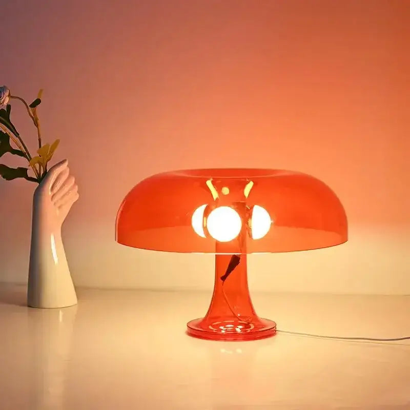 DecorBites™ New Led Mushroom Table Lamp for Hotel Bedroom Bedside Living Room Decoration Lighting Modern Minimalist Creativity Desk Lights