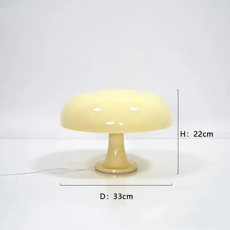 DecorBites™ New Led Mushroom Table Lamp for Hotel Bedroom Bedside Living Room Decoration Lighting Modern Minimalist Creativity Desk Lights