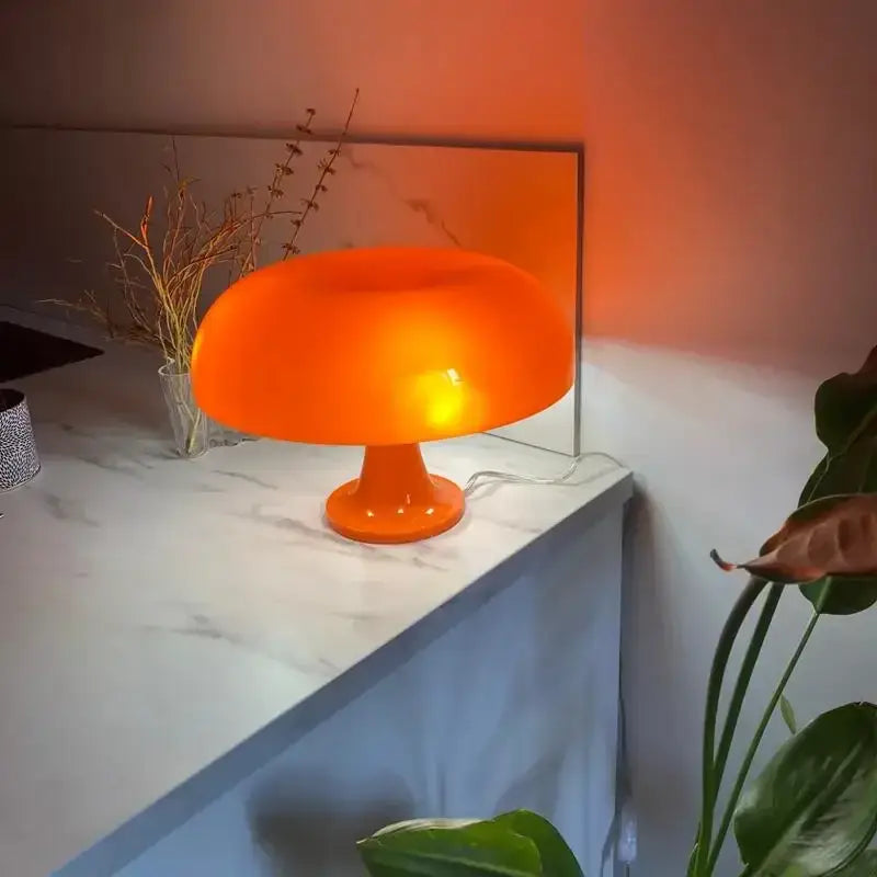 DecorBites™ New Led Mushroom Table Lamp for Hotel Bedroom Bedside Living Room Decoration Lighting Modern Minimalist Creativity Desk Lights