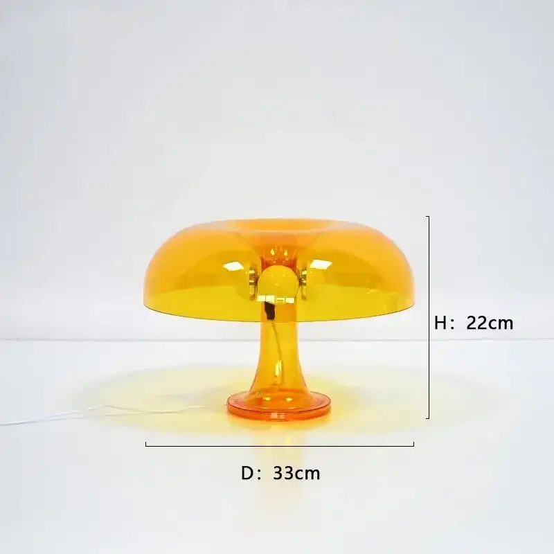 DecorBites™ New Led Mushroom Table Lamp for Hotel Bedroom Bedside Living Room Decoration Lighting Modern Minimalist Creativity Desk Lights