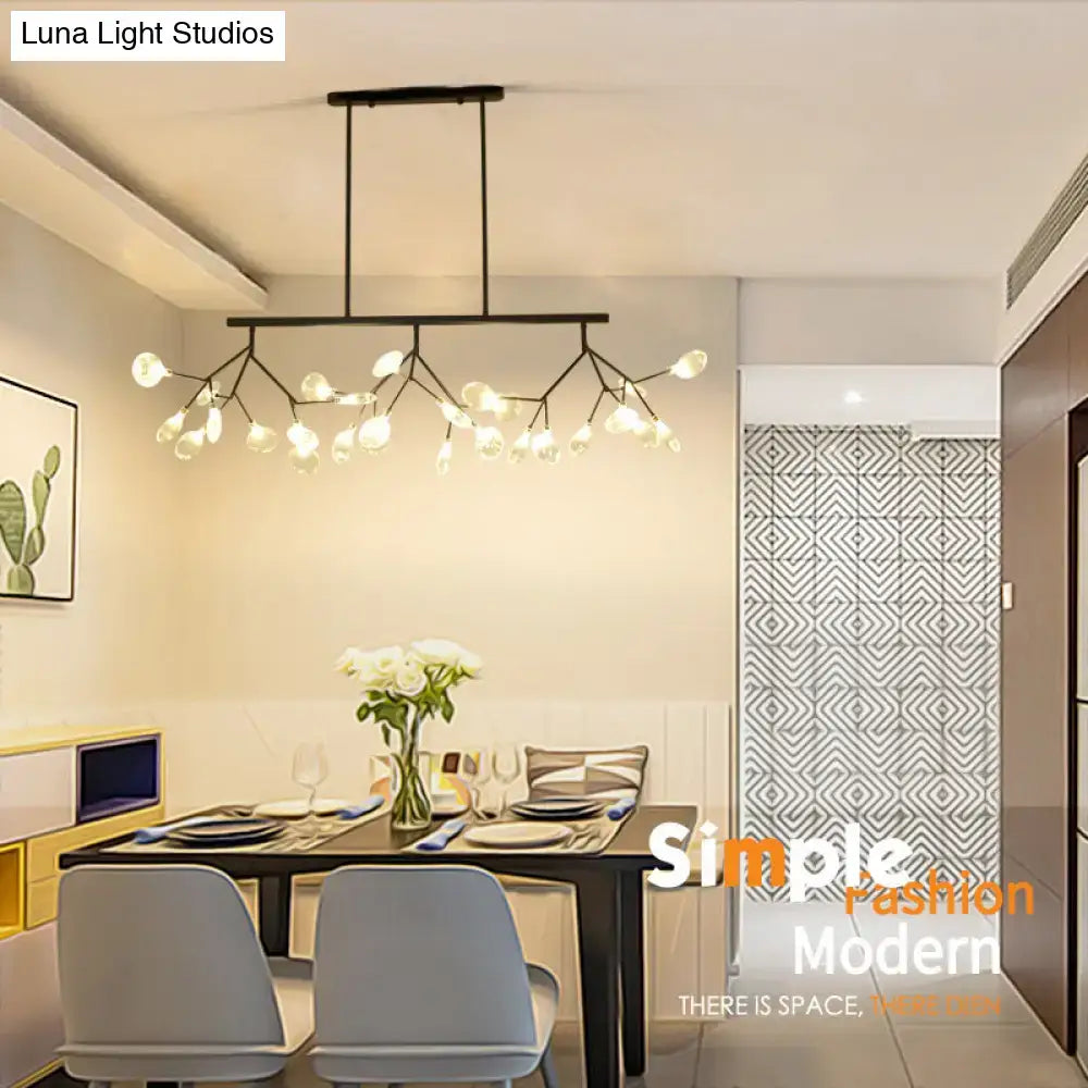 DecorBites™ Nordic 27-Light Tree Branch Glass Pendant Lamp for Dining Room - Island Ceiling Light