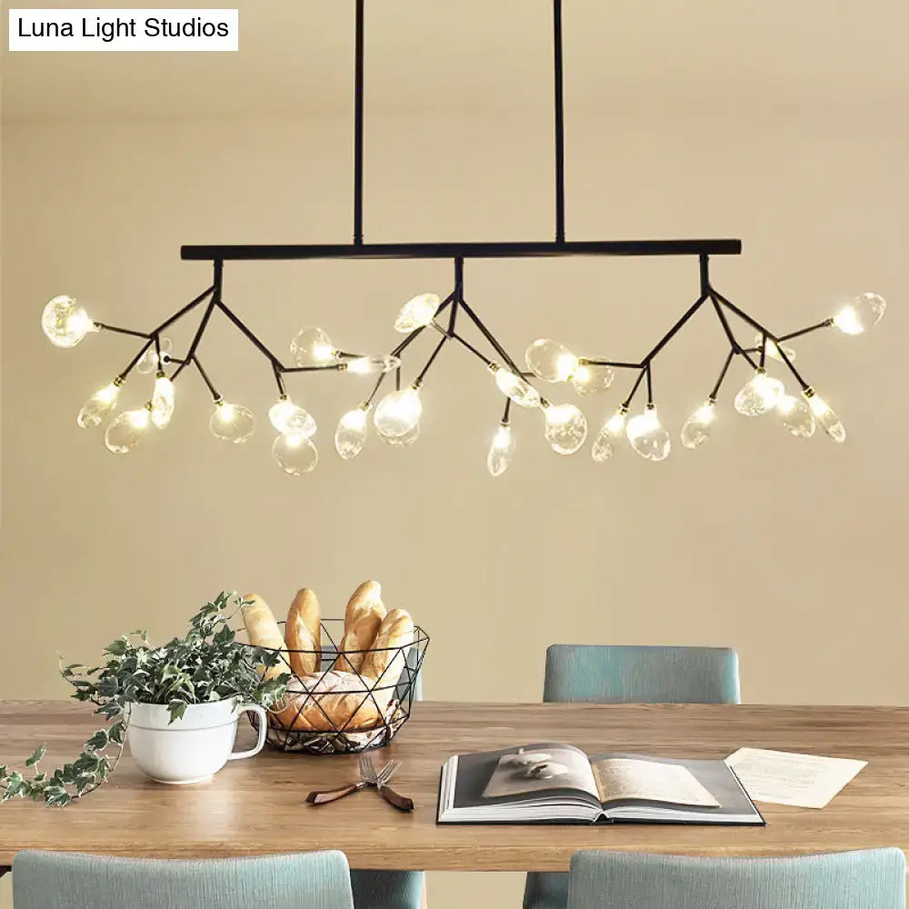 DecorBites™ Nordic 27-Light Tree Branch Glass Pendant Lamp for Dining Room - Island Ceiling Light
