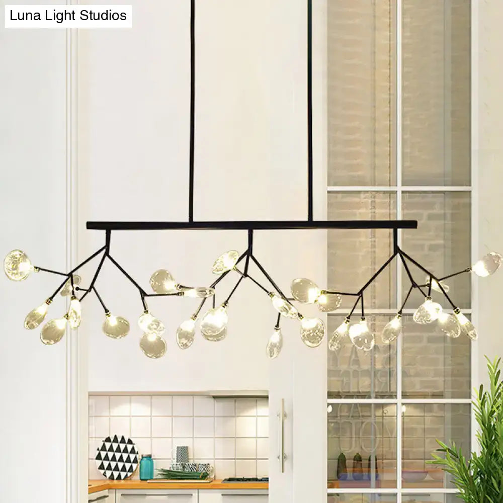 DecorBites™ Nordic 27-Light Tree Branch Glass Pendant Lamp for Dining Room - Island Ceiling Light