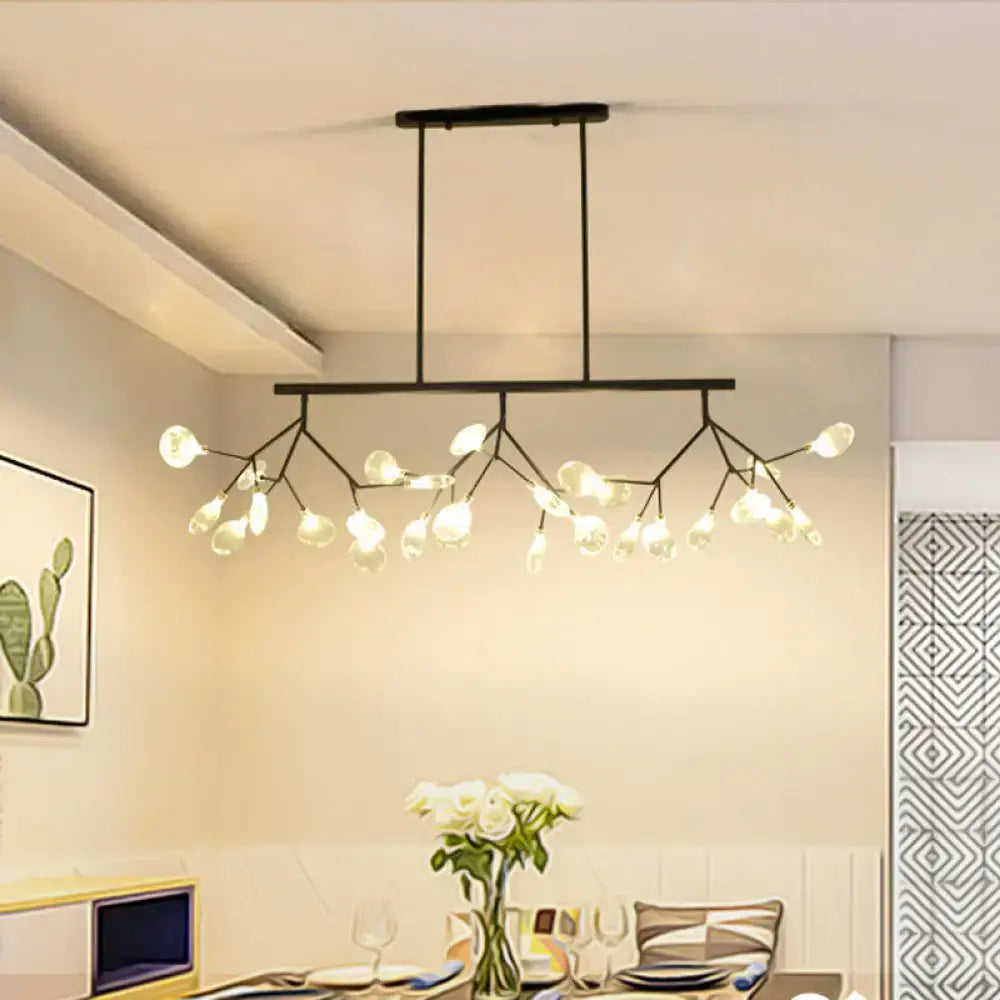 DecorBites™ Nordic 27-Light Tree Branch Glass Pendant Lamp for Dining Room - Island Ceiling Light