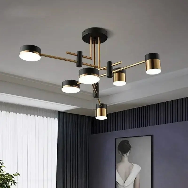 DecorBites™ Nordic Black Gold Pendant Light for Home Decor