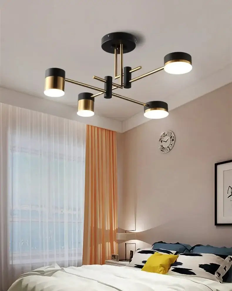 DecorBites™ Nordic Black Gold Pendant Light for Home Decor