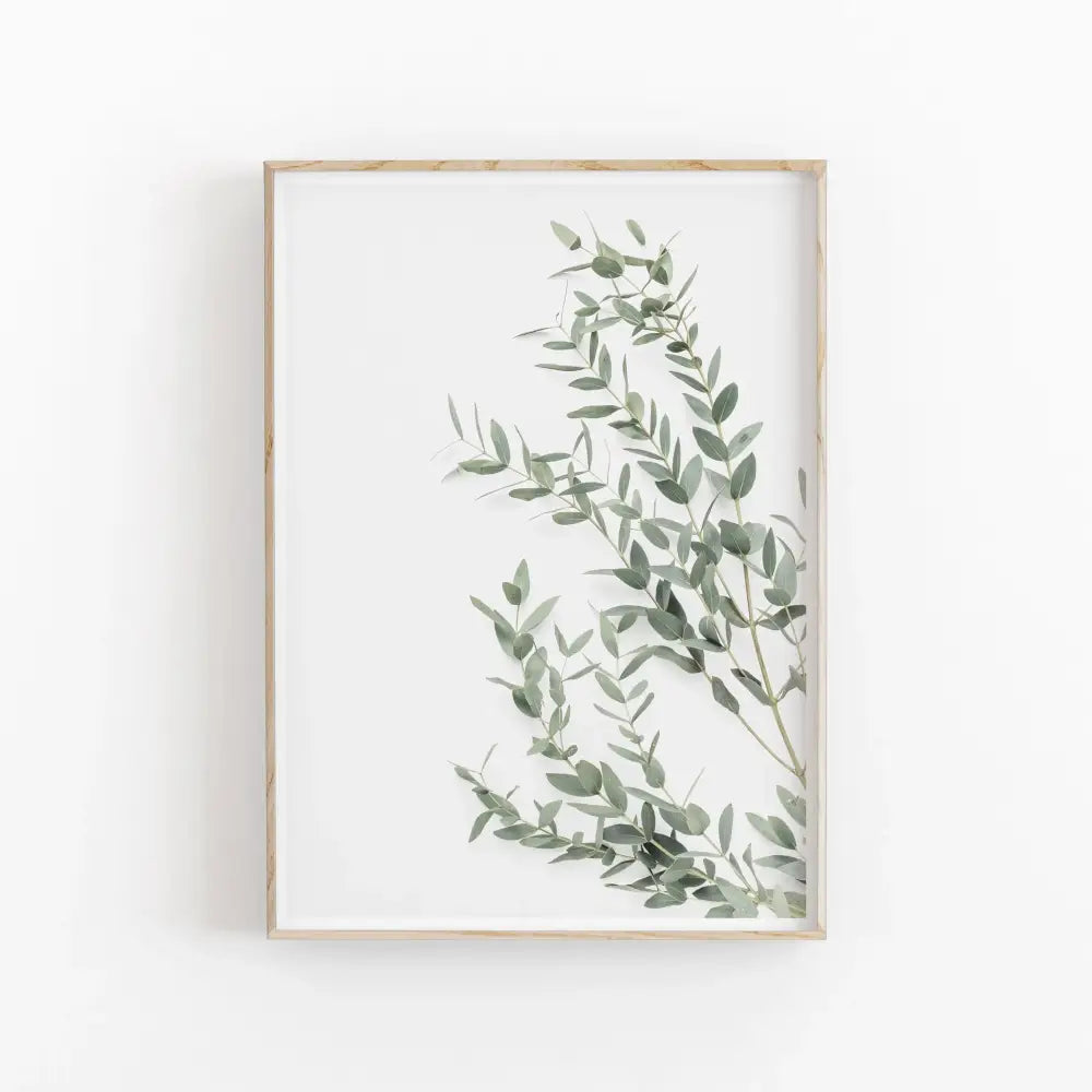 DecorBites™ Nordic Botanical Poster Canvas Art - Eucalyptus Palm