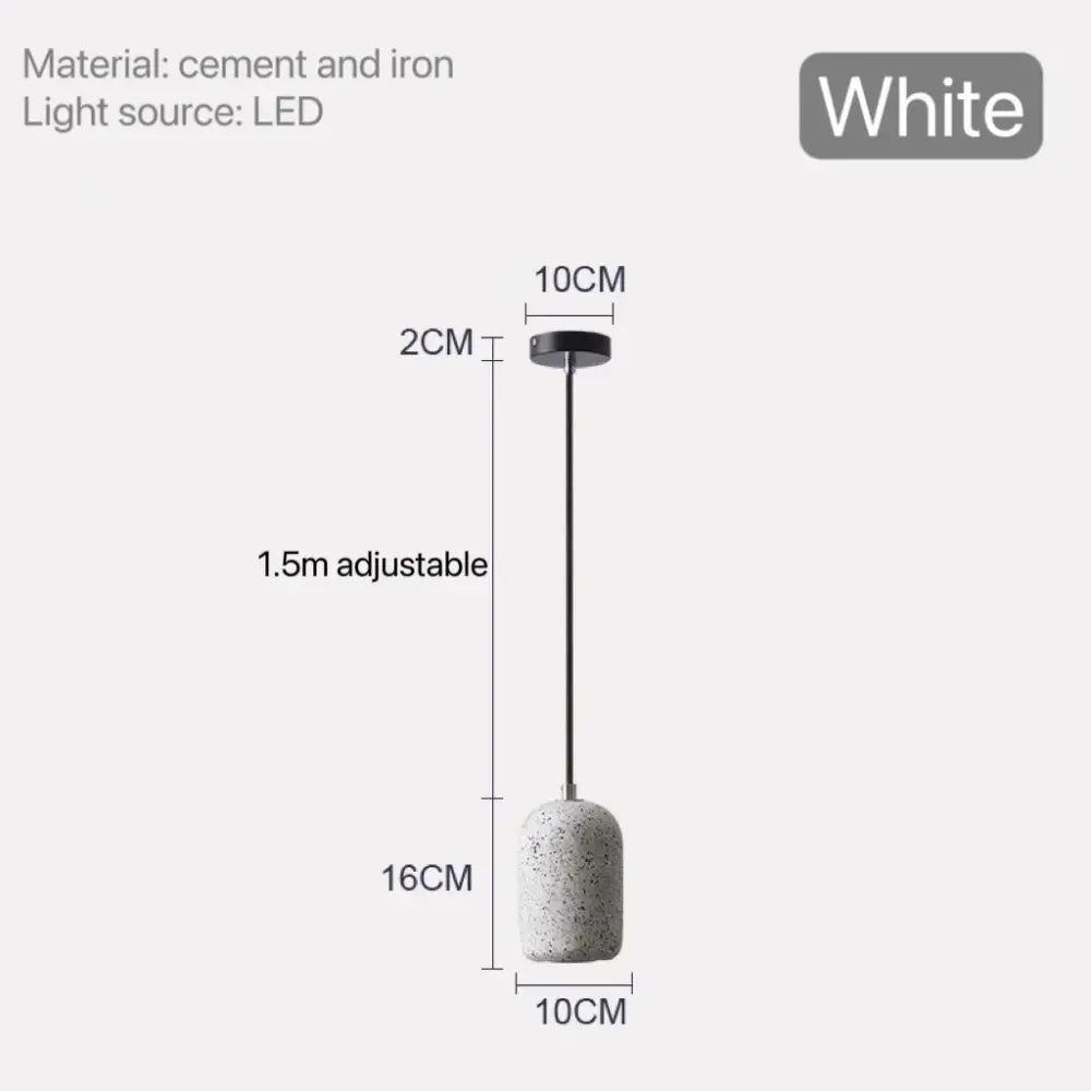 DecorBites™ Nordic Cement Pendant Lamp - Industrial Style Lighting