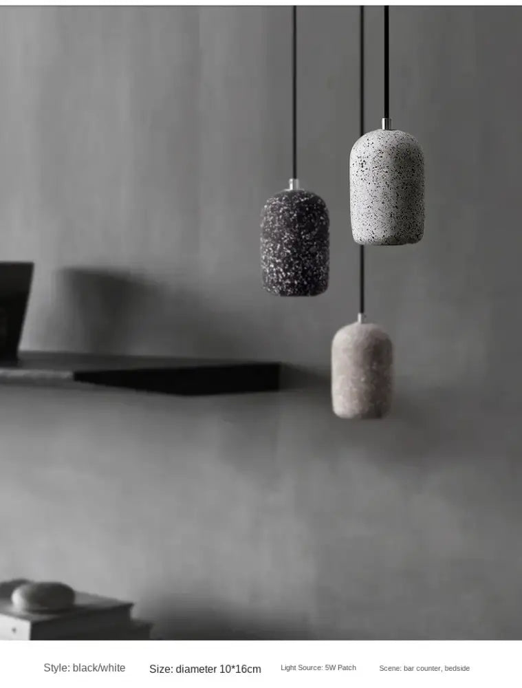 DecorBites™ Nordic Cement Pendant Lamp - Industrial Style Lighting