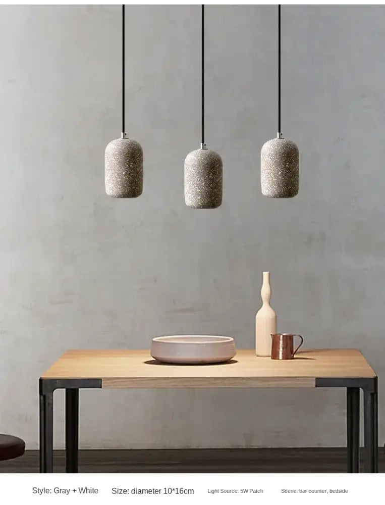 DecorBites™ Nordic Cement Pendant Lamp - Industrial Style Lighting